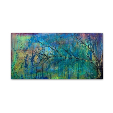 Michelle Faber 'Prelude To Spring Tree' Canvas Art,24x47